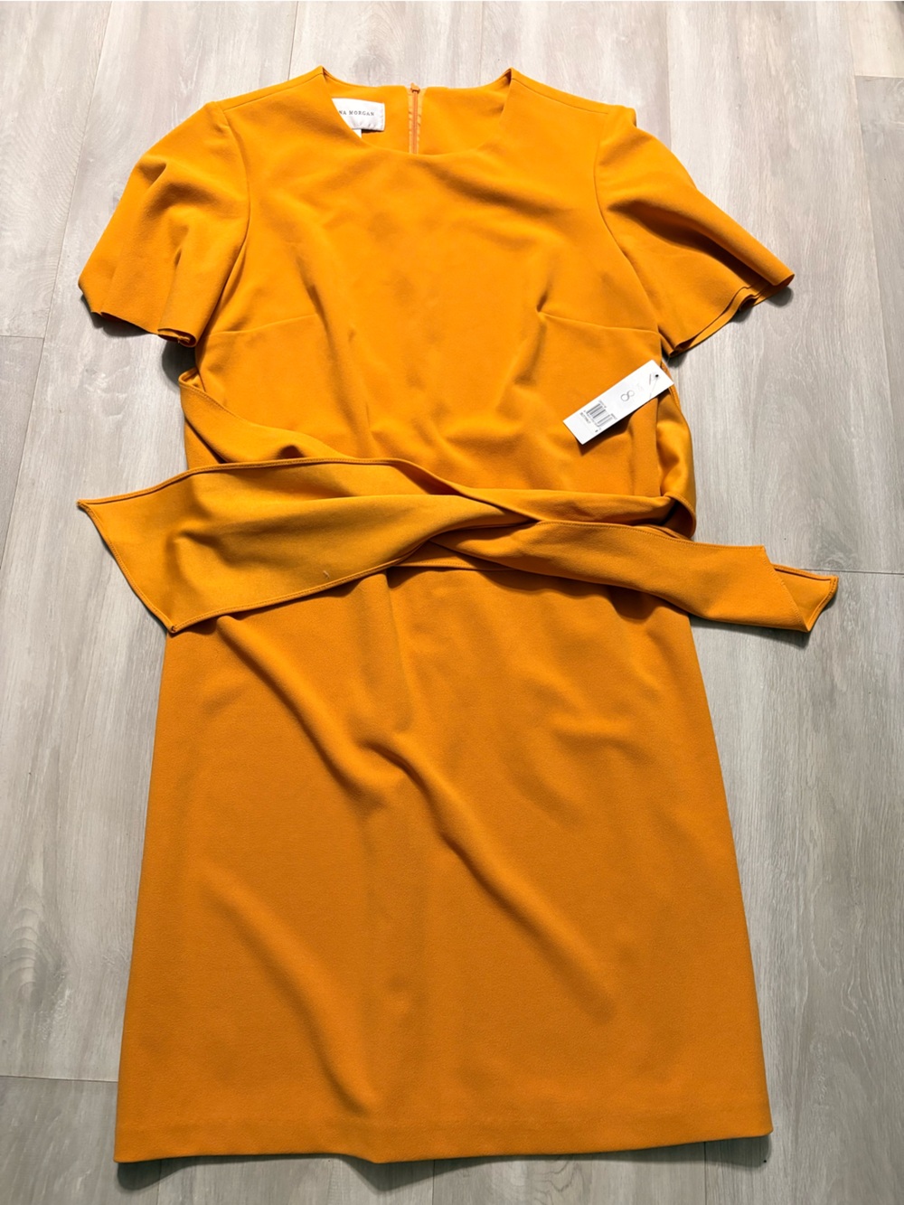 Donna Morgan Golden Orange Dress